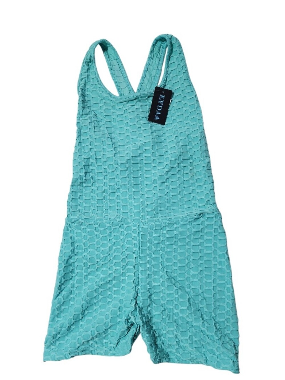 LYDAA Textured Honeycomb Workout Romper (L/XL)